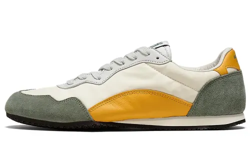 Onitsuka Tiger Serrano CL Casual Shoes Unisex Low Top White Yellow Green