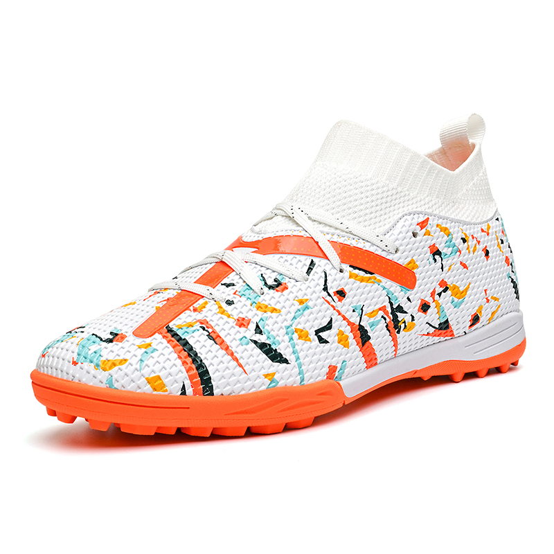 Sportful Soccer Shoes Men’s Low Top White Orange Turf/Purple Turf/Black Green Turf