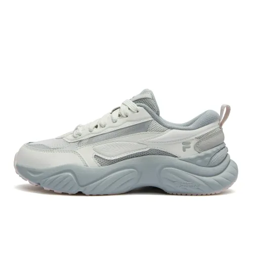 FILA FUSION Conch D Breathable Moisture Wicking Low top Casual Shoes Women's Gray White