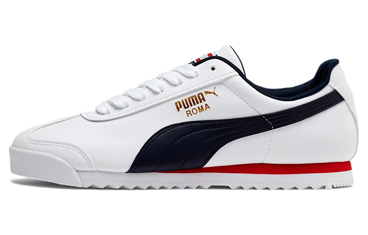 PUMA Roma Basic White/Black/Red