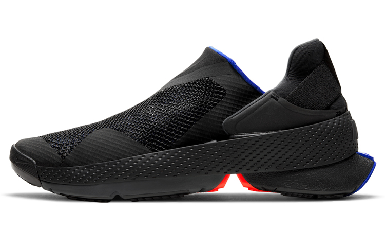 Слипоны Nike Nike Go FlyEase (черно-оранжево-синие)