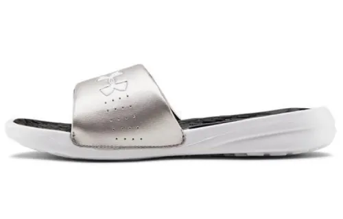Under Armour Playmaker Fixed Strap Sandals Silver/Gray Women's