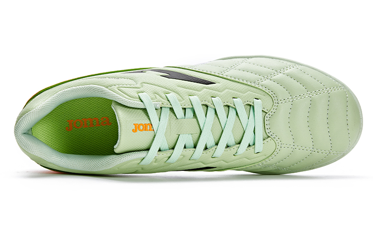 Joma Comfortable Round Toe TF Turf Firm Ground Slip Resistant Abrasion Resistant Soccer Shoes Men’s Light Green