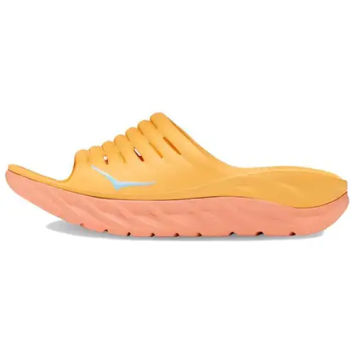 HOKA ONE ONE Ora Recovery Slide 'Amber Yellow Shell Coral'