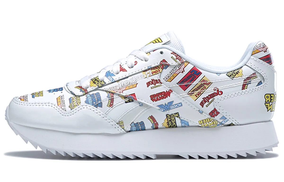 Reebok Royal Glide Casual Shoes Women's Low-top White/Blue/Red/Yellow