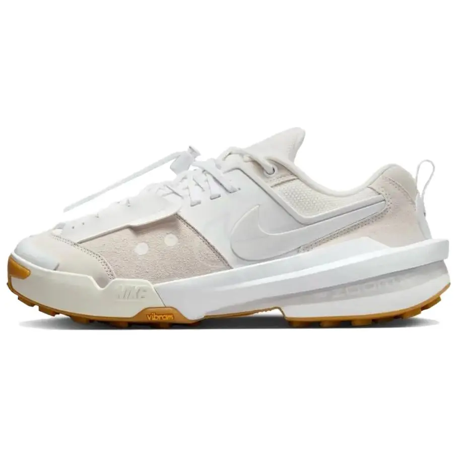Nike x Sacai Zegamadome SP Textile, Leather Low top Casual Shoes Unisex White
