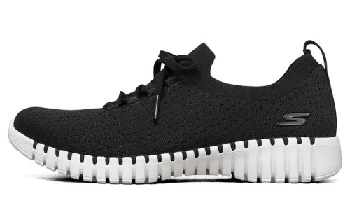 Skechers GO WALK 1 Mesh Low top Casual Shoes Women's Black