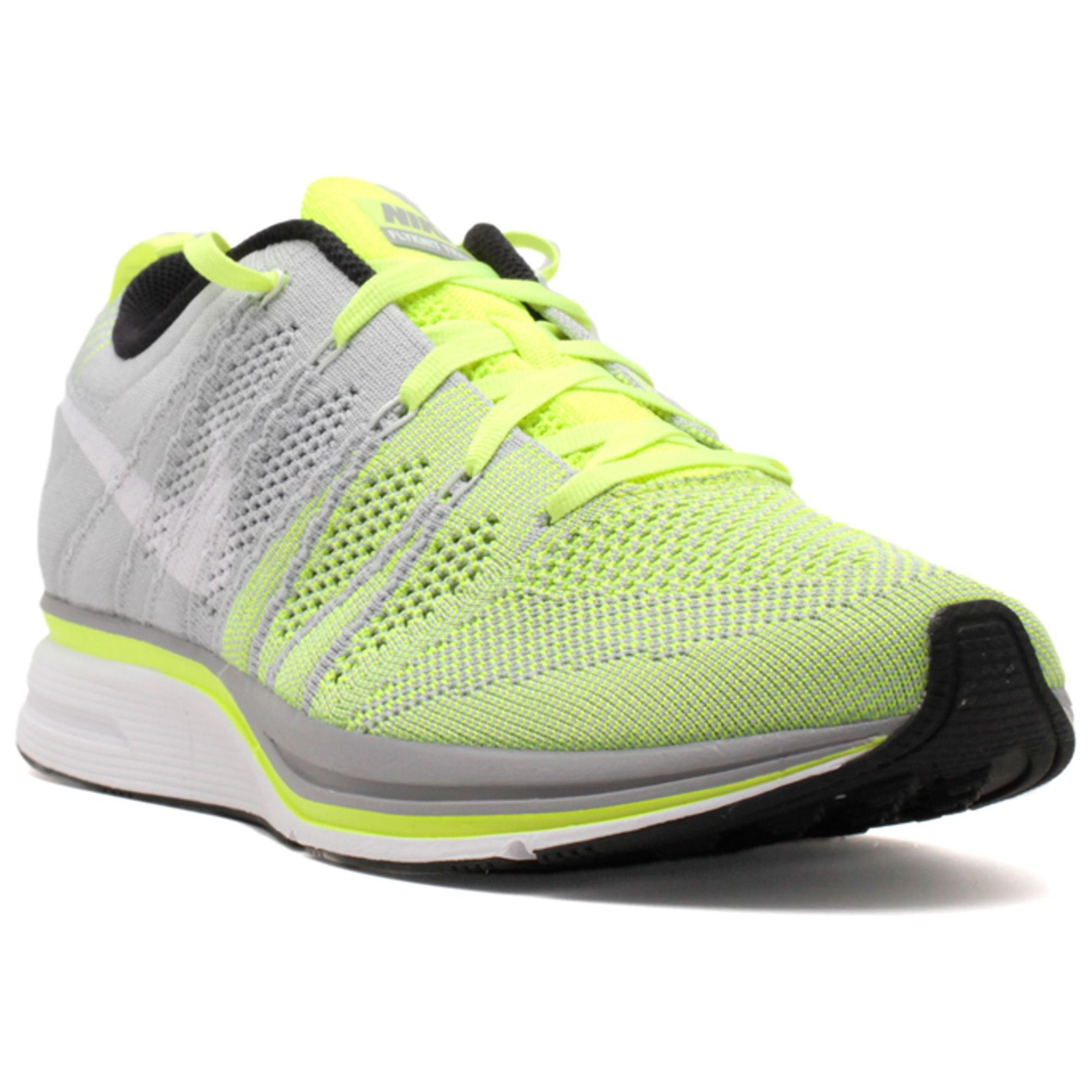 Мужские кроссовки Nike Flyknit Trainer (серыйзеленый) — Серыйзелёный — фото 3
