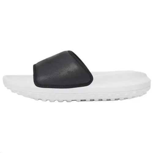 Under Armour Summit Abrasion Resistant Abrasion Resistant Slide Slippers Unisex Black White