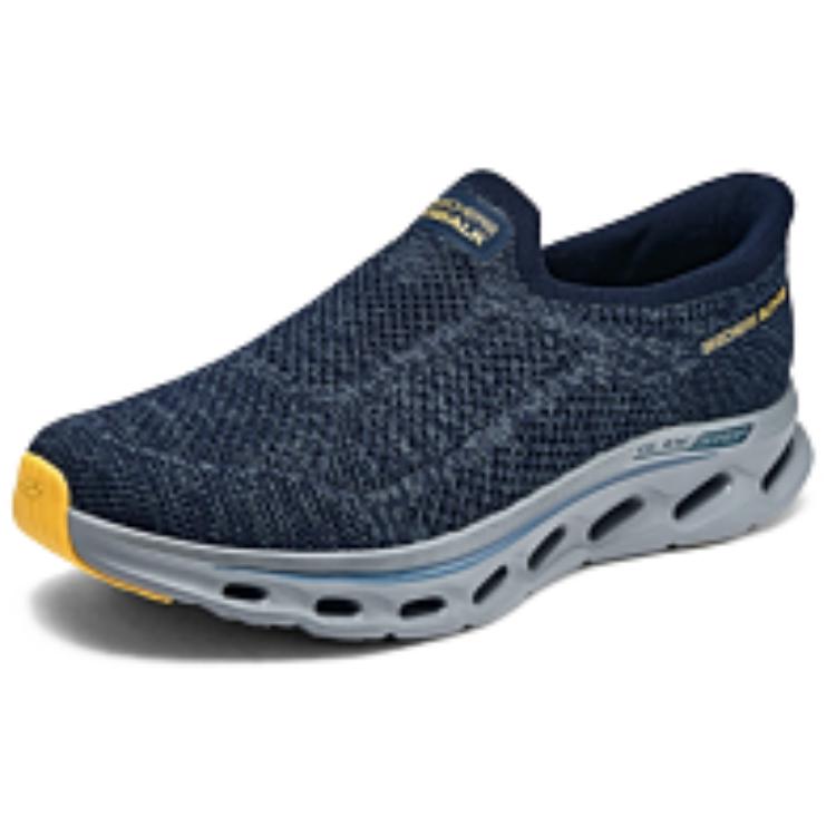 Skechers MEN’S GO WALK Abrasion Resistant Low top Casual Shoes Men’s Blue