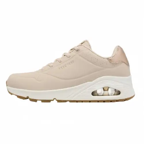 Skechers Soft And Comfortable Breathable Low top Casual Shoes Women's Rose Gold