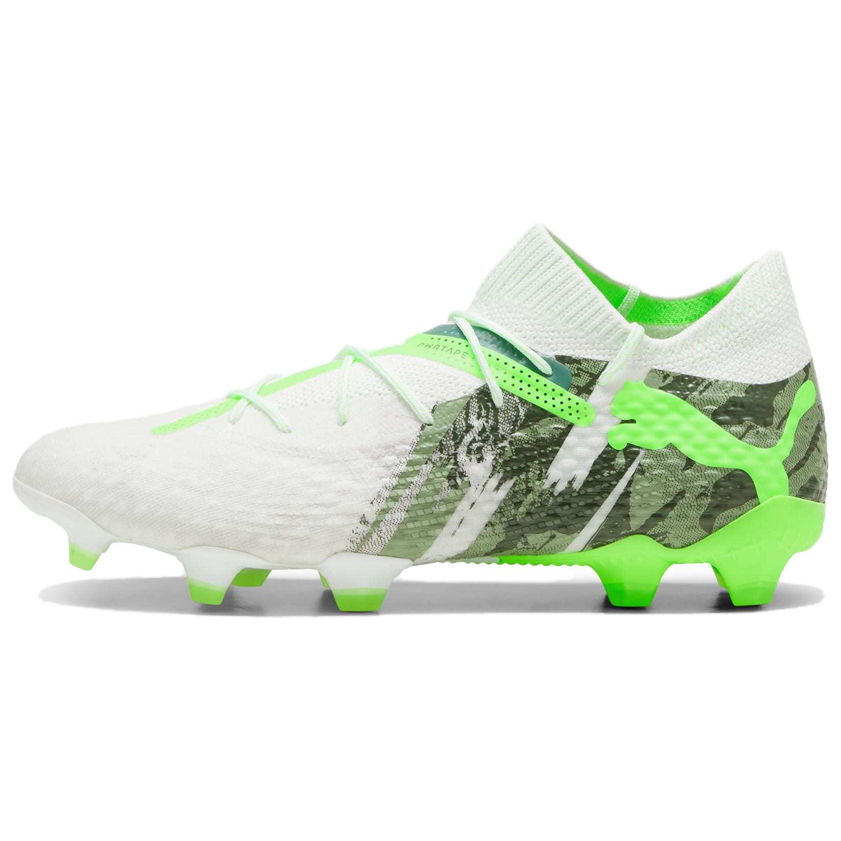 PUMA FUTURE 7 ULTIMATE Soccer Shoes Unisex White Green