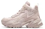Skechers Stamina V2 Textile, Leather Comfortable And Trendy High top Casual Shoes Women's Nude Pink