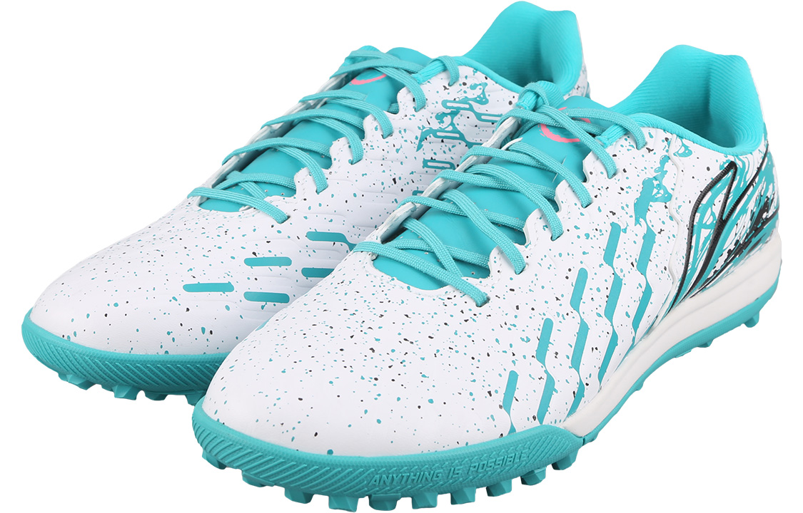 Li Ning TF Turf Artificial Turf Synthetic Leather Cushioning Soccer Shoes Men’s