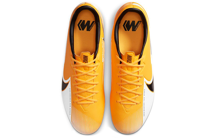 Мужские футбольные бутсы Nike Mercurial Vapor 13 Academy AG (белыйжелтый) — Белыйжёлтый — фото 4