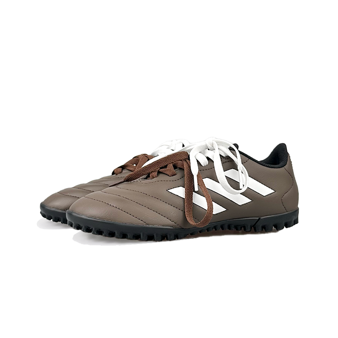 Adidas GOLETTO VII Cushioning Slip Resistant Abrasion Resistant Soccer Shoes Unisex Brown White