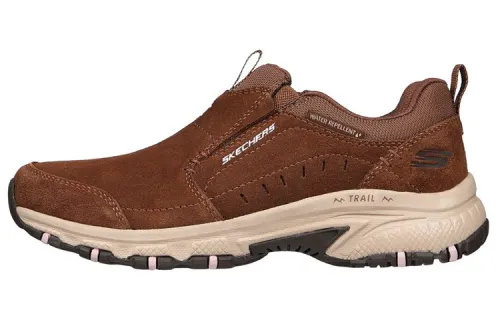 Skechers Hillcrest Textile, Leather Comfortable Low top Casual Shoes Women's Brown