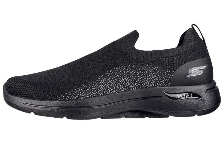 Skechers Go Walk Arch Fit Fabric Low top Casual Shoes Men's Black