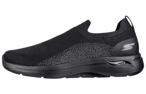 Skechers Go Walk Arch Fit Fabric Low top Casual Shoes Men's Black
