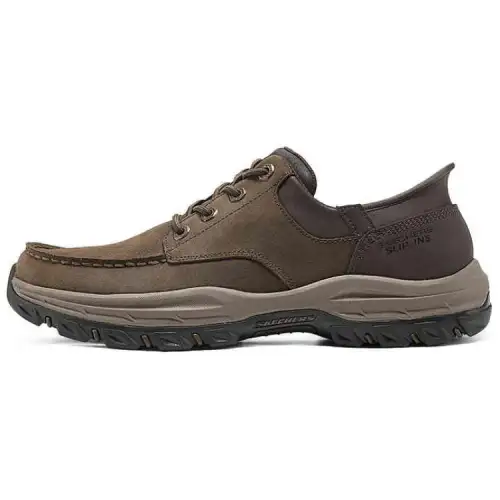 Skechers MENS USA Breathable Support Breathable Support Low top Casual Shoes Men's Dark Brown