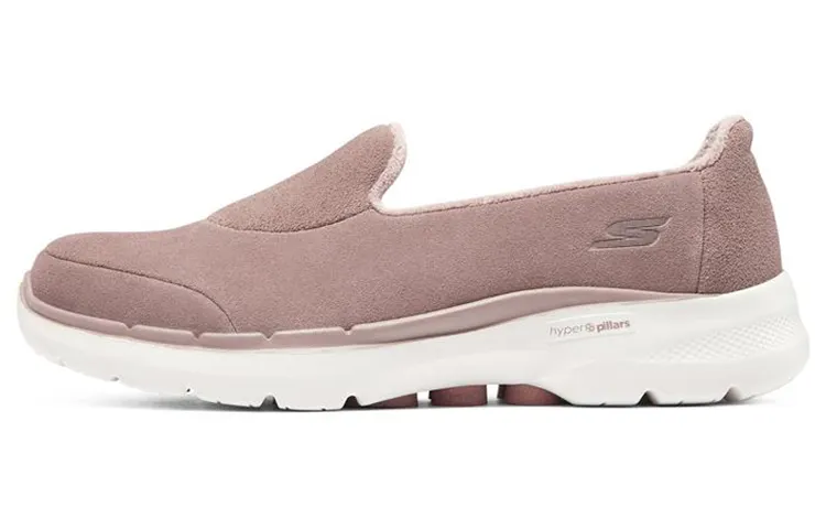 Skechers Go Walk 6 Casual Shoes Women's Low Top Pink/White