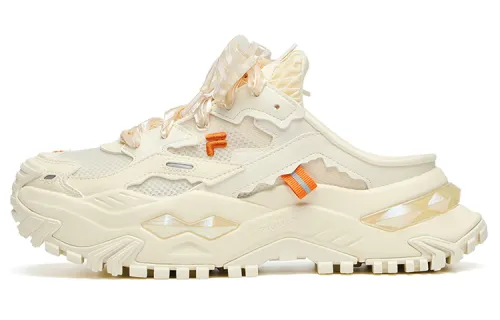 FILA FUSION Bianco Mule Shoes 'Cream White' Women's