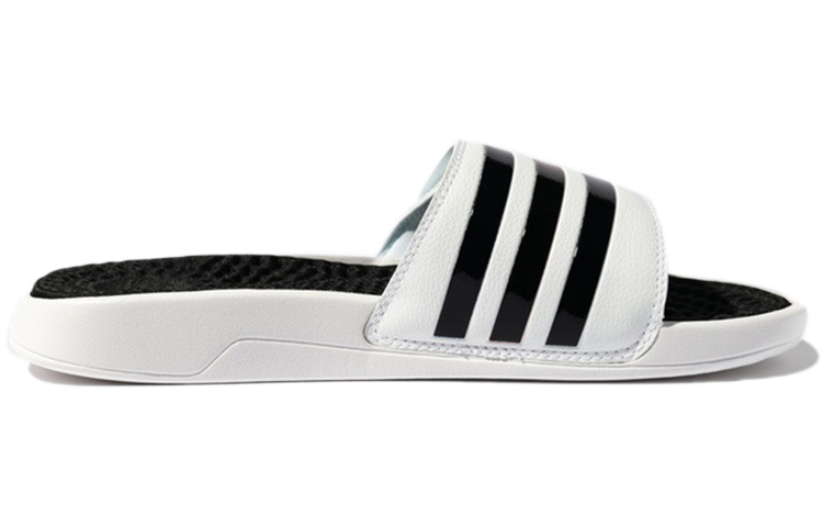 Шлепанцы adidas Adissage (бело-сине-красные) — Белый / синий / красный — фото 2