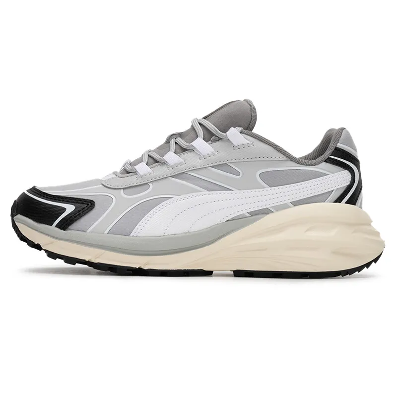 PUMA Hypnotic LS Abrupt Abrasion Resistant Breathable Low top Casual Shoes Unisex Gray White Black
