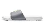 Nike Jdi Benassi Slides 'Wolf Grey Volt' Women's