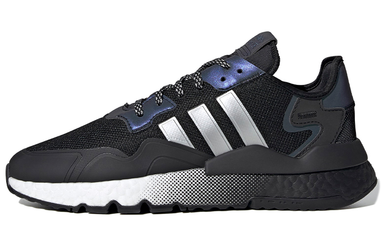 Мужские кроссовки adidas Originals Nite Jogger (черно-сине-белые) — фото 1