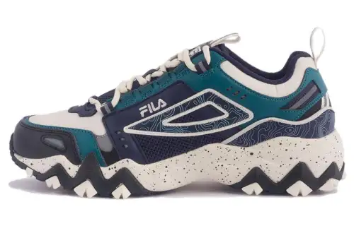 FILA Oakmont TR Abrasion Resistant Low top Casual Shoes Men's Blue White