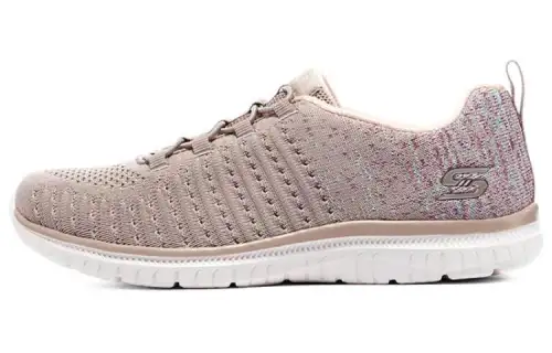 Skechers Virtue Fabric Low top Casual Shoes Women's Gray Pink