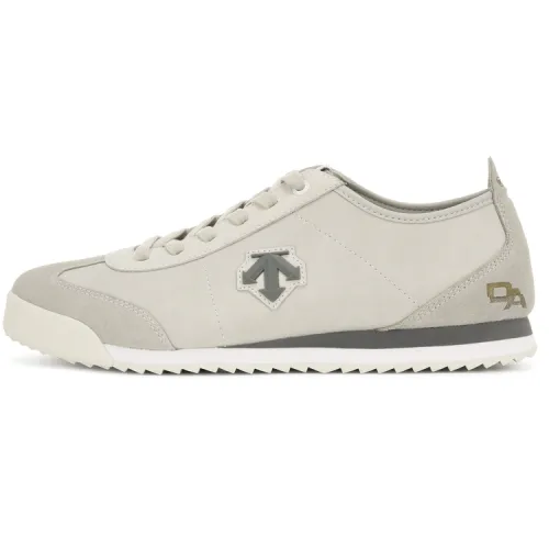 DESCENTE Sport Style CHRON LTR Lace Up Lightweight Low top Casual Shoes Women's Ecru