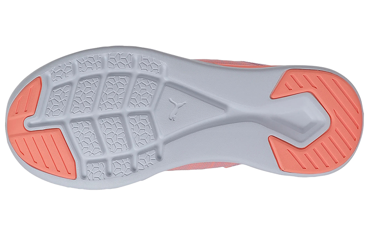 Женские кроссовки PUMA IGNITE Flash Evoknit (розово-бело-оранжевые) — Розовый / белый / оранжевый — фото 6