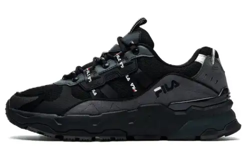 FILA Comfortable Cushioning, Wear Resistant Low top Casual Shoes Women's Black