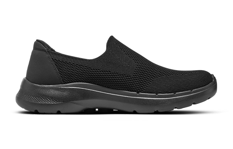 Skechers Go Walk 6 Fabric Breathable Lightweight Breathable And Lightweight Low top Casual Shoes Men’s Black