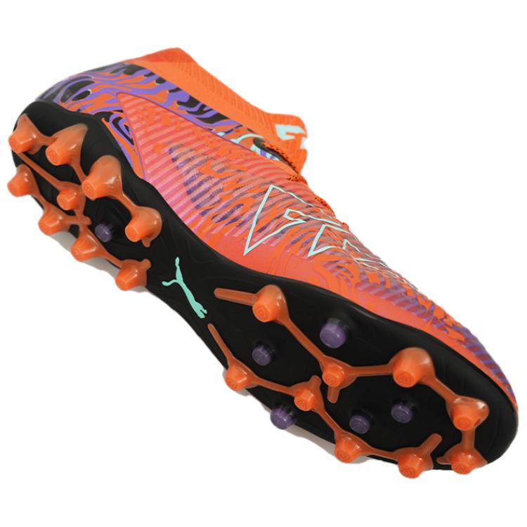 PUMA FUTURE 8 MG Multi Ground Soccer Shoes Unisex Orange