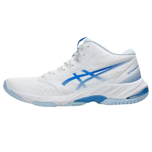 ASICS Netburner Ballistic Ff Mt 3 White Blue Coast Women's