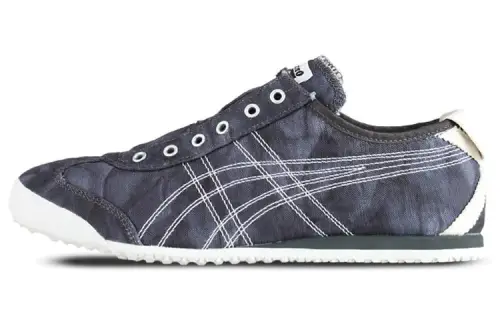 Onitsuka Tiger MEXICO 66 Cushioning Slip Resistant Abrasion Resistant Low top Casual Shoes Women's Gray Blue