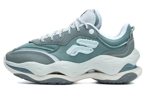 FILA FUSION Cheese Sneakers 'Grey Blue White' Women's