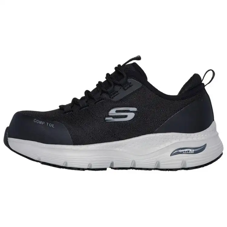 Skechers ARCH FIT SR Abrasion Resistant Low top Casual Shoes Women's Black