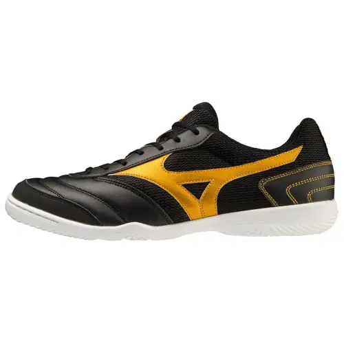 Mizuno IC/in Slip Resistant Abrasion Resistant Slip Resistant Abrasion Resistant Soccer Shoes Unisex Black Gold