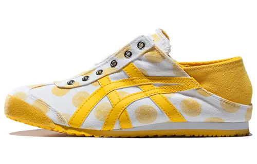 Onitsuka Tiger MEXICO 66 Abrasion Resistant Low top Casual Shoes Unisex Yellow White