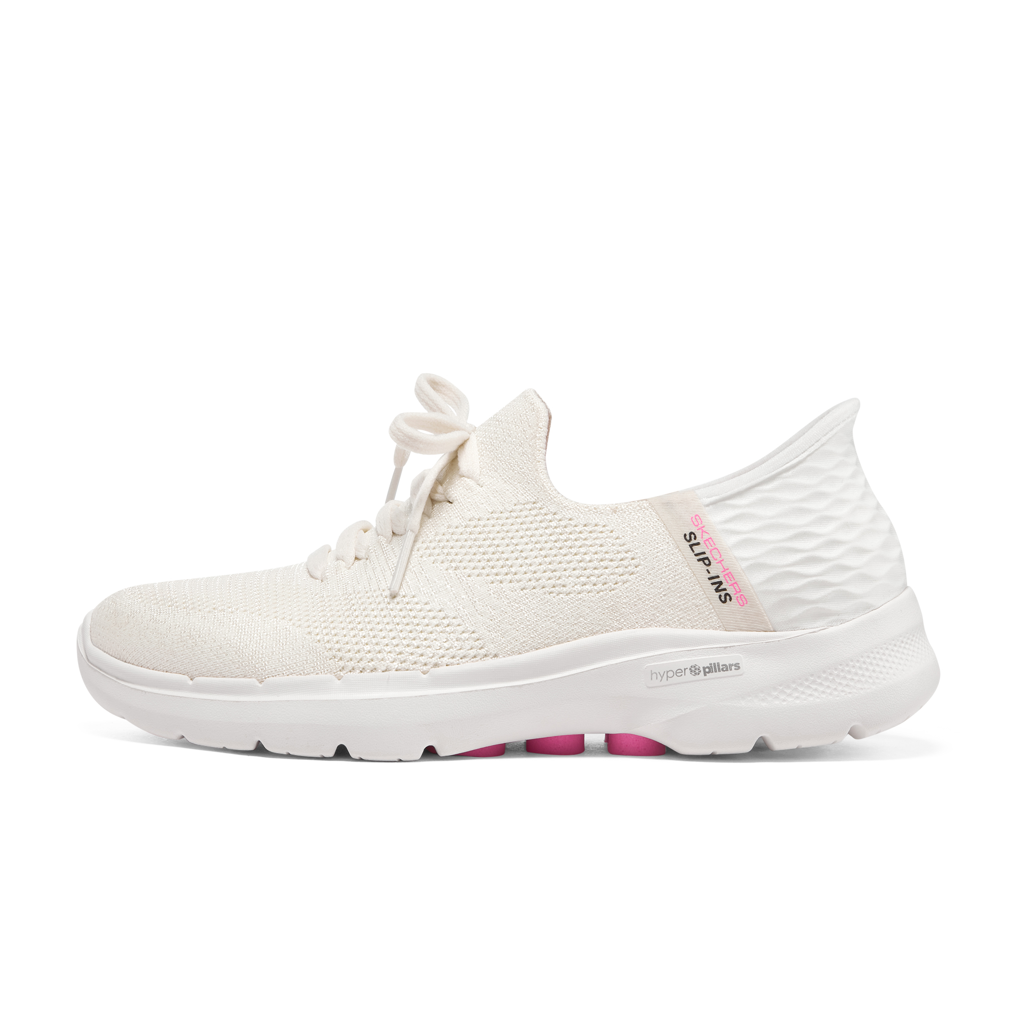 Skechers Go Walk 6 Lace Up ‘Off White’ Women’s
