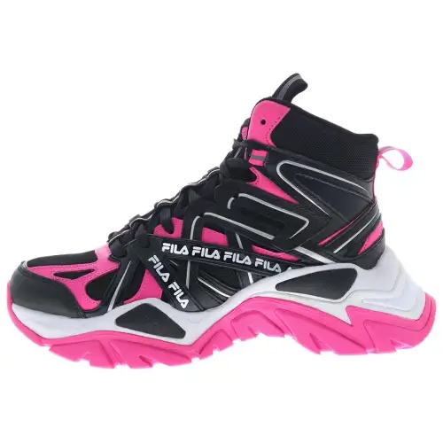 FILA Electrove 2 High Black Pink White Women's
