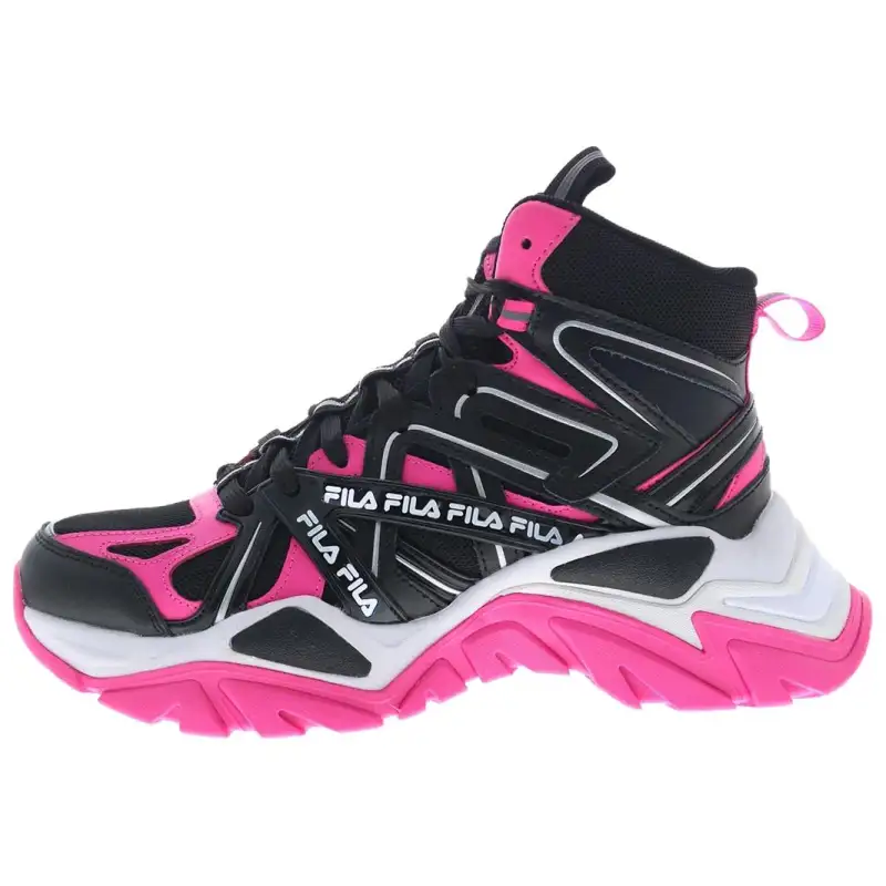 FILA Electrove 2 High Black Pink White Women's