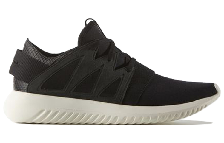 Женские кроссовки adidas originals Tubular Viral (черно-белые) — Чёрный / белый — фото 2