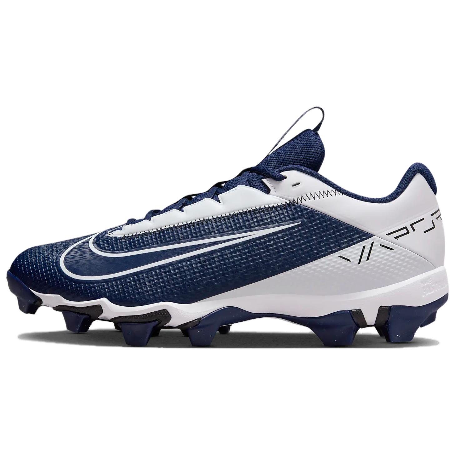 Nike Vapor Edge Shark 2 FG (glue spikes) non-slip breathable football shoes men's blue and white