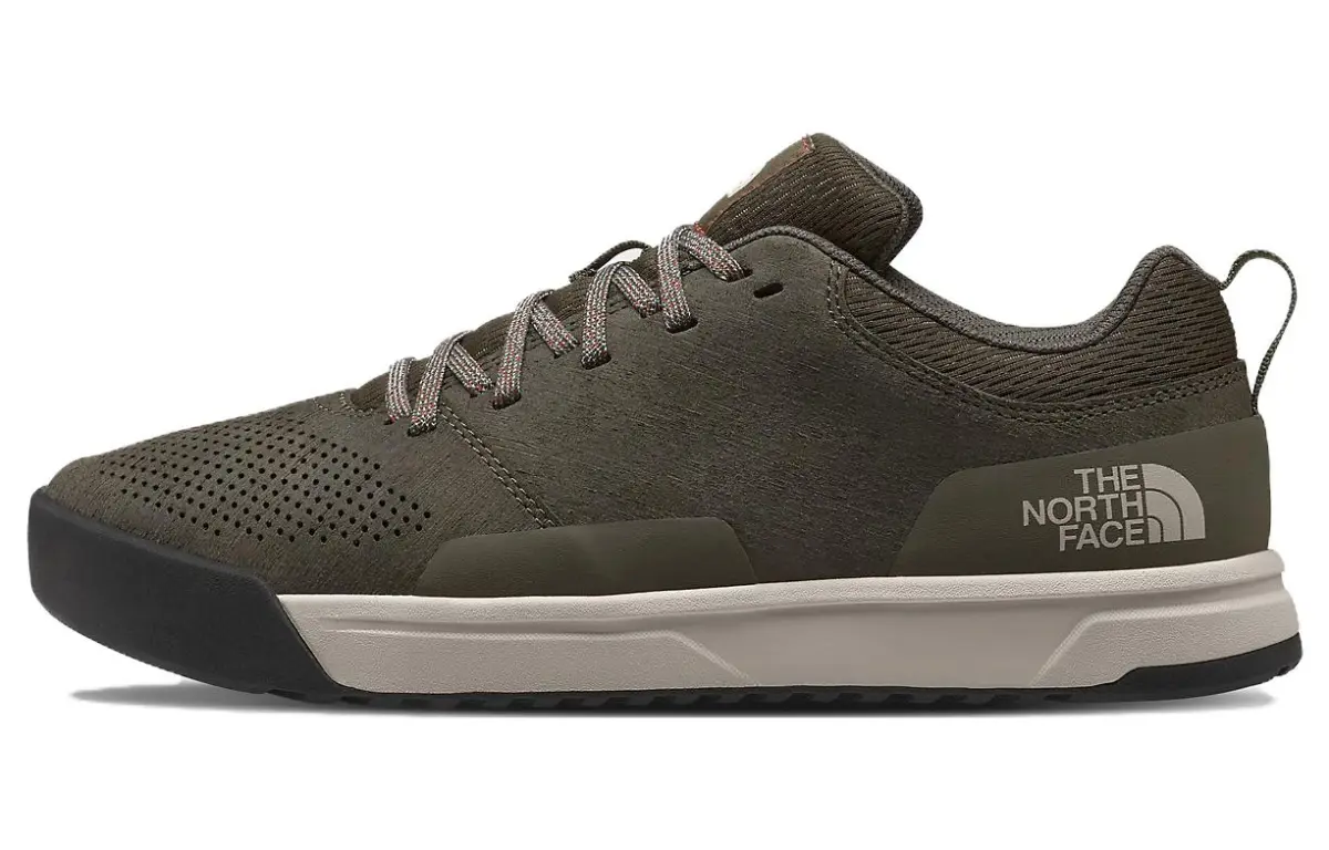 THE NORTH FACE Larimer Lace II Slip Resistant Abrasion Resistant Low top Casual Shoes Men's Dark Green
