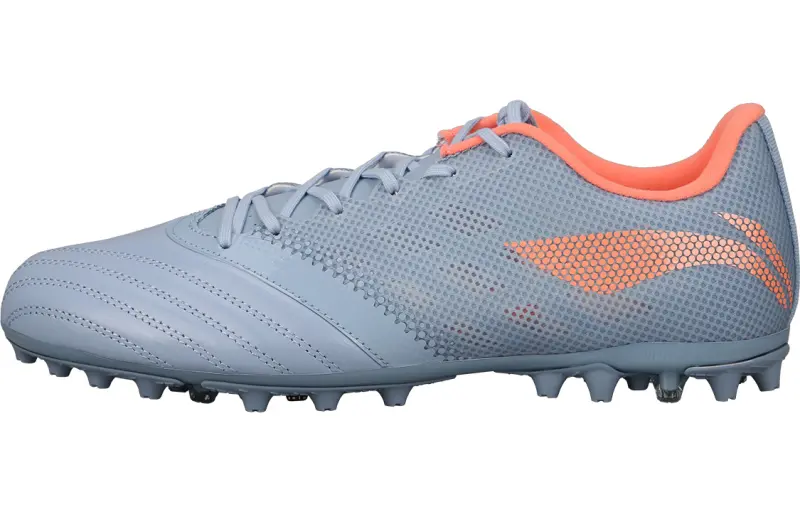 Li Ning Iron MG Multi Ground Artificial Turf Slip Resistant And Breathable Soccer Shoes Men's Aurora Blue